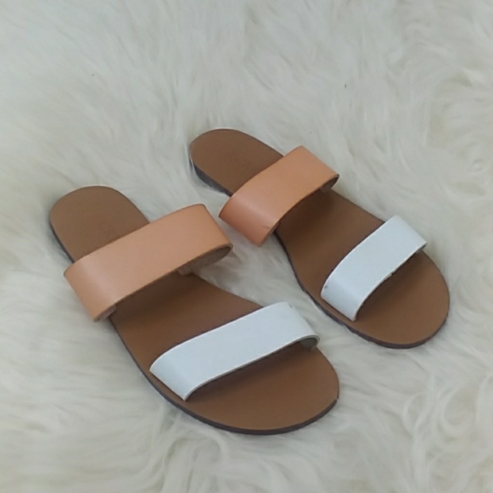 J. Crew Double Strap Slides - Picture 1 of 8